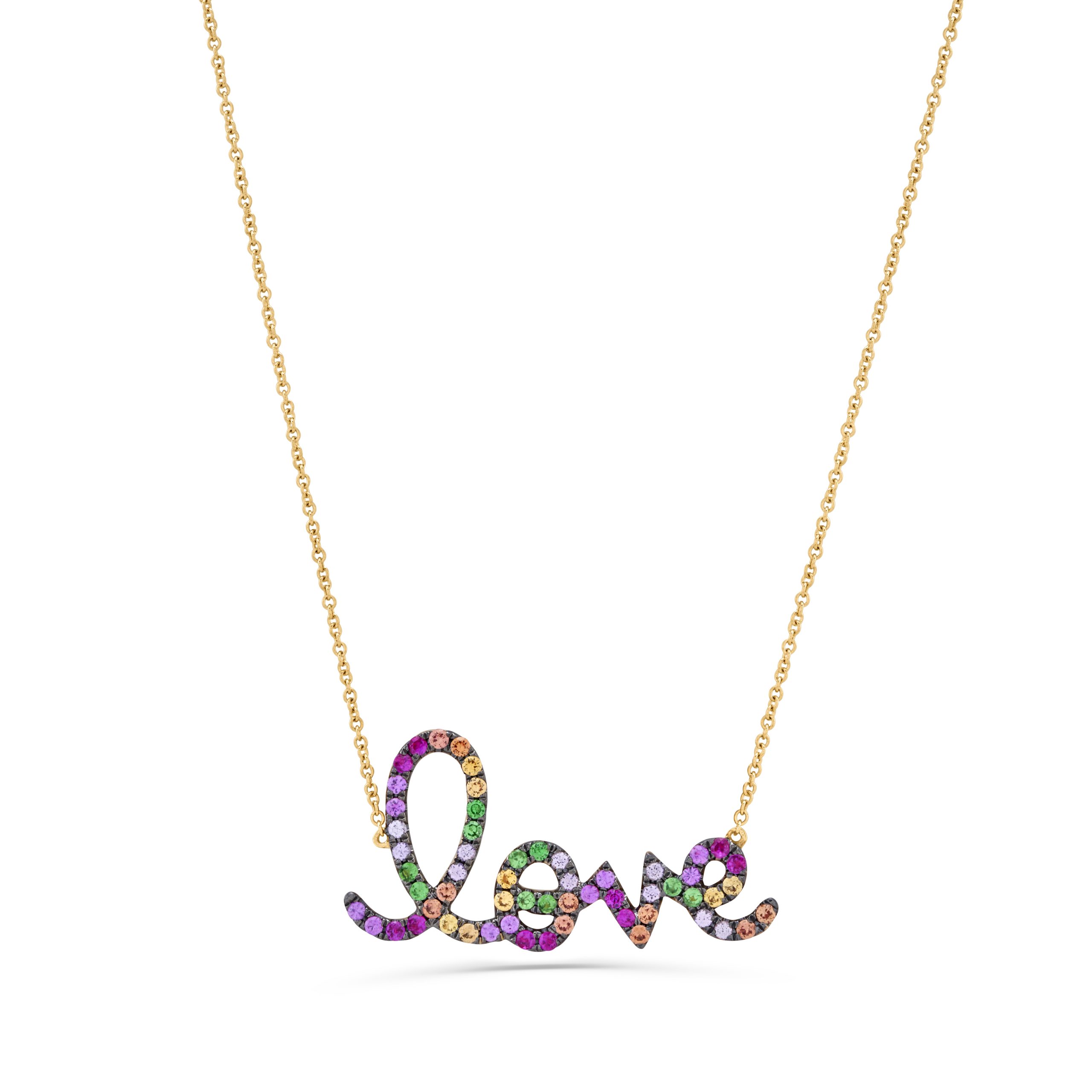 Rainbow Love Necklace